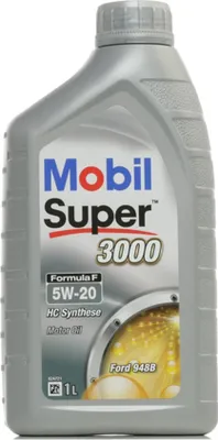 Produktbild von MOBIL Super 3000 Formula F für 5W-20 1 Liter Motoröl Motorenöl Synthetisch WSS-M2C948-B Öl