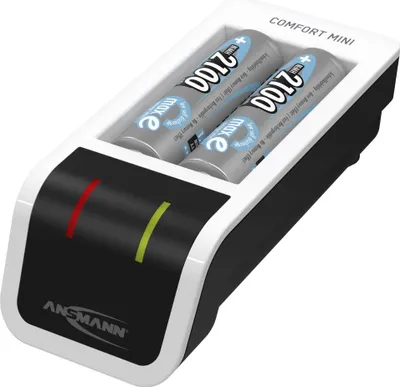 Immagine prodotto di Caricatore Ansmann Comfort Mini con 2 batterie ricaricabili AA Mignon da 2100 mAh