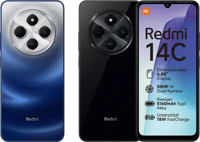 Produktbild von Redmi 14C 4GB + 128GB Midnight Black Smartphone
