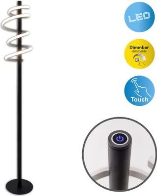 Zdjęcie produktu dla Lampa podłogowa Belleza LED Ø20cm czarna