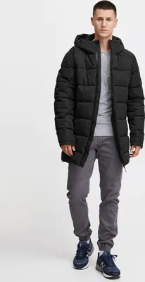 Produktbild von INDICODE IDHersh Steppjacke Herren Parka Winterjacke Steppparka gefüttert mit Kapuze