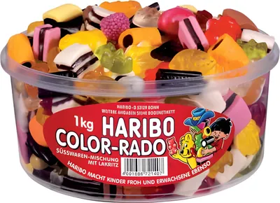 Produktbild von Haribo Fruchtgummi und Lakritzprodukte - Color Rado, 1000g