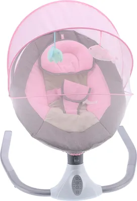 Produktbild von Infant Baby elektrische Bassinets Neugeborenen USB-Stecker Fernbedienung Baby beruhigende Schaukel KrippePink