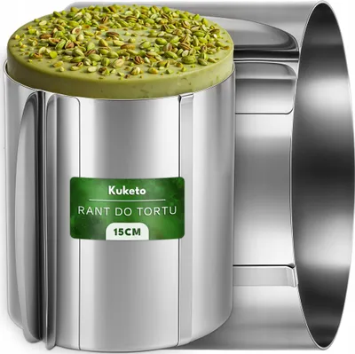Produktbild von Kuketo | Tortenring verstellbar - 16-30 cm - Edelstahl - Hochwertig und langlebig - Ideal für kreative Backideen