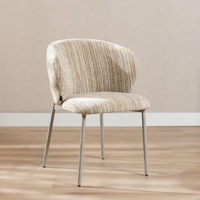 Produktbild von Bronx71 Esszimmerstuhl Milo Chenille beige/taupe