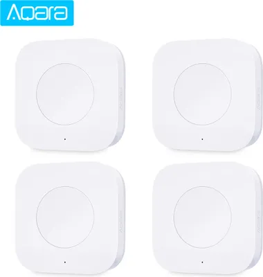 Obrázek produktu pro Aqara 4Pcs Bezdrátový mini spínač Zigbee System Dálkové ovládání spínače Použití s bránou Aqara Air Condictioner Partner