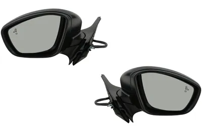 Immagine prodotto di Set di specchietti retrovisori esterni, neri, compatibili con Citroen C3 SX dal 02/18, versione elettrica. Codici: 23103863, 98267127XT, 23103763, 98267136XT. Marca: Johns