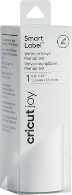 Obrázok produktu pre Cricut Joy Smart Label Writable, Biela, Permanentný, Vinyl, 139 mm, 122 mm