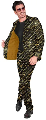 Obrázok produktu pre WIDMANN Kostým pre dospelých Oblek Happy New Veľkosť L