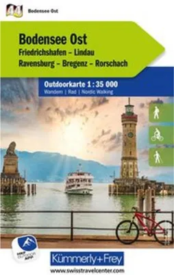 Obrázek produktu pro Kümmerly+Frey Outdoor Map Německo 44 Bodamské jezero východ 1:35 000