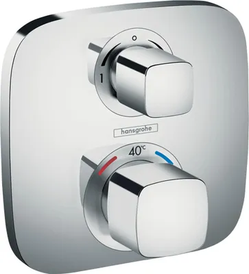 Obrázok produktu pre Hansgrohe Ecostat E termostatická batéria pod omietku, 2 spotrebiče, chróm, 1 ks.