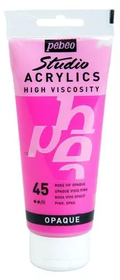 Immagine prodotto di Colore acrilico opaco - Rosa chiaro - 100 ml