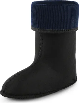 Produktbild von Ladeheid Kinder Mädchen Jungen Wärmende Stiefelsocken für Gummistiefel Innenschuh KL058 (Schwarz, 31 EU)