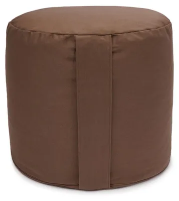 Produktbild von yogabox Glückssitz® Rondo Big D - regional hergestellt - schoko 36 x 36 x 28 cm Buchweizenschalen