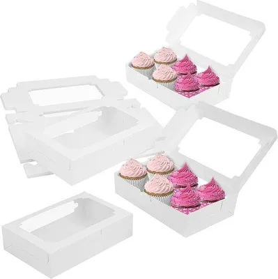 Produktbild von Famanu Cupcake-Boxen 20 Stück - Weiß