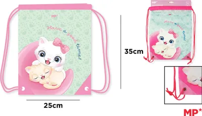 Image de Sac à dos chaton pour enfants 25 x 35 cm