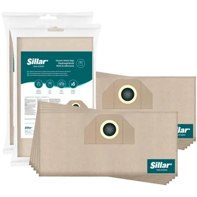 Produktbild von 10x Sillar Staubsaugerbeutel geeignet ersatz für Kärcher 6.959-130.0, für Karcher WD 3.200, WD 3.000, WD 3, 6.959-310, MV 3