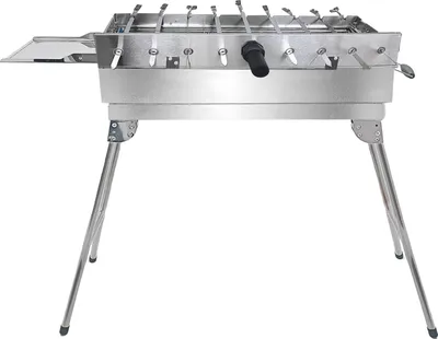 Produktbild von Mangal Set President Schaschlikgrill mit Drehspieß für 9 Spieße