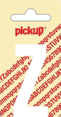 Productafbeelding van Plakletter Nobel Sticker witte letter Z Pickup