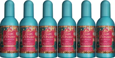Produktbild von TESORI D´ORIENTE Ayurveda 6 x100ml Eau de Toilette Parfum Vapo