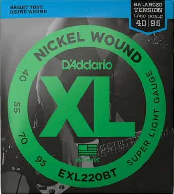 Obrázek produktu pro D'Addario EXL220BT, Kytara, Ocel, Basový, 4 kusů