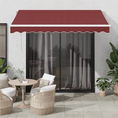 Produktbild von "im Angebot" Markise Automatisch Burgunderrot 300x250 cm - Markisen CC9606