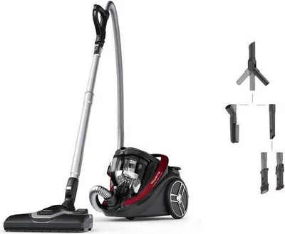 Immagine prodotto di Aspirapolvere senza sacco 500w 59db rosso/nero Rowenta RO7933EA