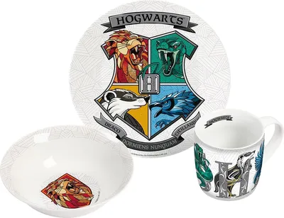 Produktbild von Kindergeschirr HP Hogwarts 3teilig Porzellan