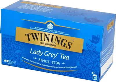 Obrázek produktu pro Černý čaj TWI Lady Grey 25 sáčků