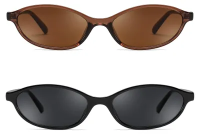 Immagine prodotto di Occhiali da sole vintage a forma di "cat eye" per donna, con protezione UV400