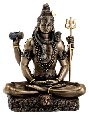 Produktbild von Hindu Statue von Shiva in der Padmasana-Lotuspose