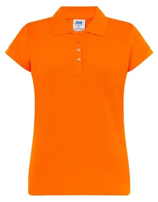 Imagen del producto de JHK - Camiseta polo para mujer, modelo LT4453 (talla S), color naranja