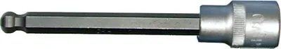 Produktbild von SW-Stahl 05010L-10 Schraubendreheinsatz, 1/2", Innensechskant, 10 x 140 mm, Kugelkopf