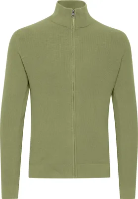 Produktbild von 11 Project PREdu Herren Strickjacke Cardigan Feinstrick Strickjacke mit Stehkragen und Reißverschluss
