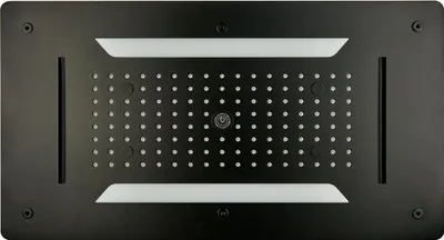 Produktbild von XXL-Regendusche Deckenbrause DPG5030 - Edelstahl - Schwarz, matt - LED-Beleuchtung - Deckeneinbau