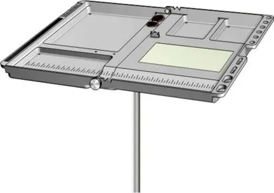 Productafbeelding van Stonfo Opvouwbaar surfvissersplateau, zilver. Zilver, one size