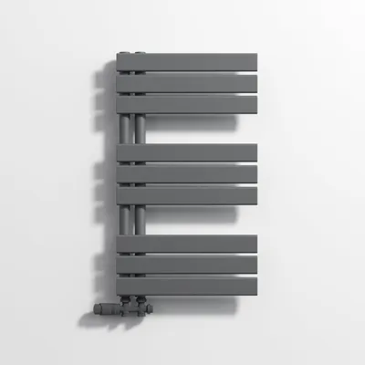 Immagine prodotto di Radiatore da bagno con porta asciugamani, colore antracite, dimensioni 800 x 450 mm