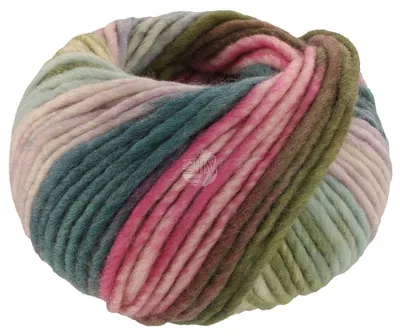 Produktbild von Lana Grossa - Feltro Bosco 0726 hellgrau dunkeloliv erika petrol graubeige mint weißgrün rosa