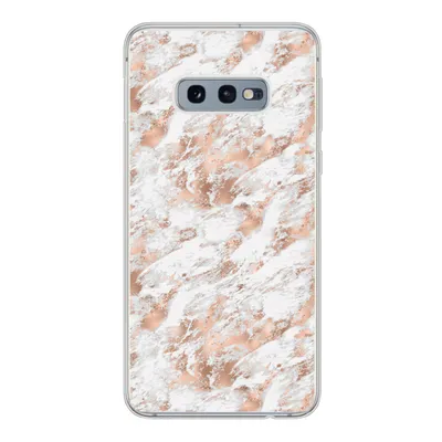 Produktbild von MuchoWow® Handyhülle Schutzhülle Hülle für Samsung Galaxy S10e Roségold - Muster - Marmor - Luxus Silikon Softcase Handy Hülle - Handy