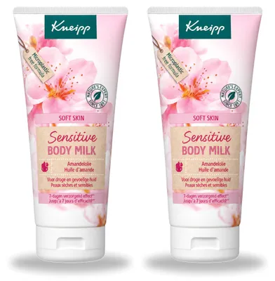 Produktbild von 2 x Kneipp Bodylotion Soft Skin Mandelblüte - 200 ml - Vorteilspackung - 2 Stücke