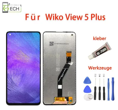 Produktbild von Für Wiko View 5 / 5 Plus LCD Display Touchscreen Bildschirm Schwarz