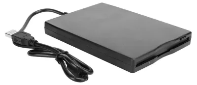 Productafbeelding van Extern USB 3,5 Inch Draagbaar Floppy Drive - Plug and Play - Zwart - Laptopaccessoire - Geschikt voor Gegevensopslag - 720 KB