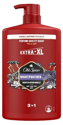 Obrázek produktu pro Sprchový gel pro muže NightPanther (Body-Hair-Face Wash), 400 ml