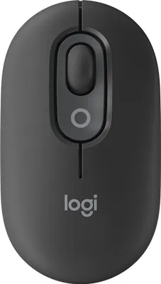 Produktbild von Logitech POP, Beidhändig, Optisch, Bluetooth, 4000 DPI, Graphit