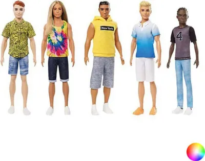 Produktbild von Mattel BRB Ken Fashionistas Sort.