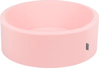 Produktbild von KiddyMoon Bällebad ohne bälle Rund 90x30cm - Bällepool Baby spielzeug 8 monate Kinderspielzeug ab 1 jahr Für Babys Kinder Indoor spielplatz - Pink
