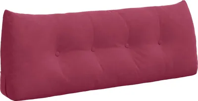 Obrázok produktu pre vidaXL Zadný vankúš vínová červená 120 x 24 x 50 cm zamat