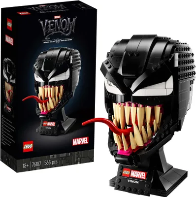Produktbild von LEGO 76187 Marvel Spider-Man Venom Maske Bauset für Erwachsene, Fanartikel, Geschenkidee für Sammler