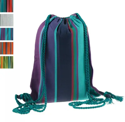 Produktbild von Rucksack mit Kordelzug Baumwolle 38 x 45 cm Turnbeutel City Bag