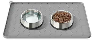 Image de Tapis de nourriture antidérapant et étanche pour chiens et chats